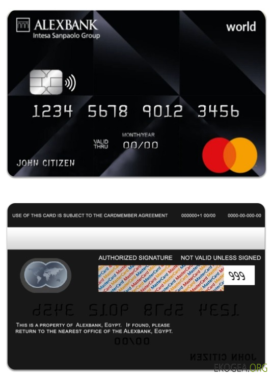 Egypte Alexbank World Mastercard